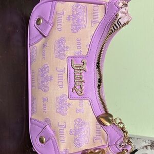 Juicy Couture Lavender and Beige Mini Bag